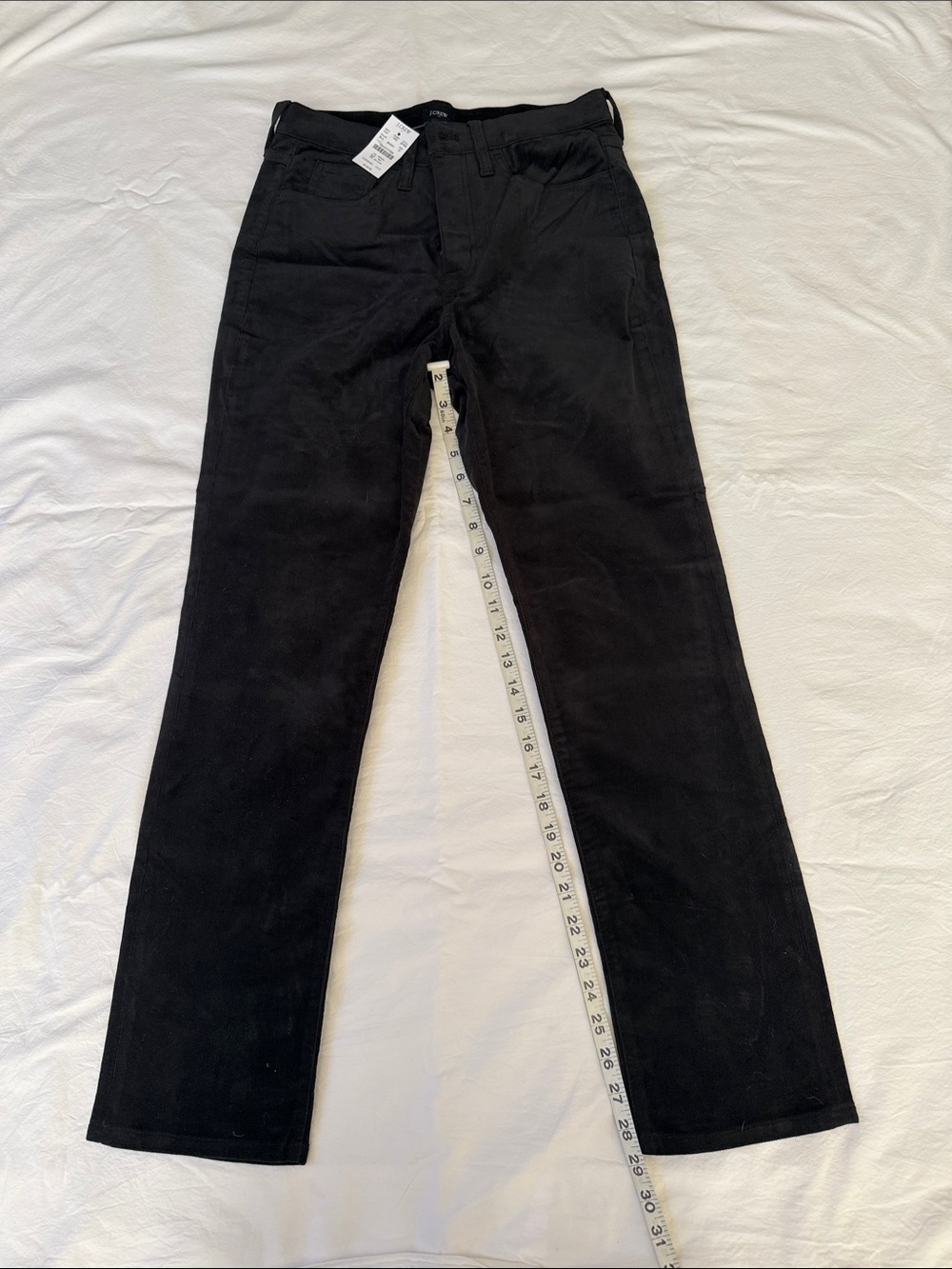 J. Crew factory corduroy full length essential straight pants - size 27 - NWT